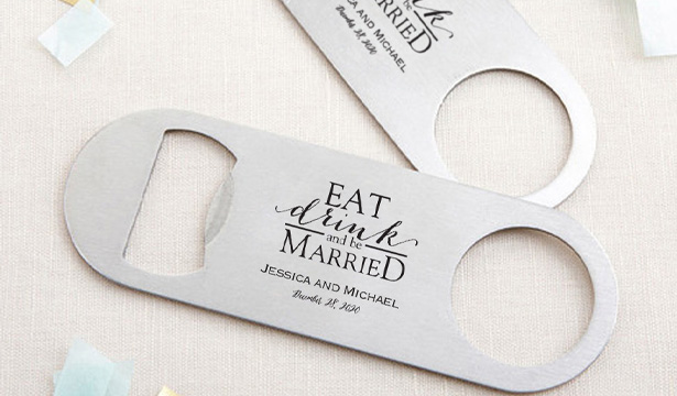 Eat Drink & Be Married Wedding Favors & Supplies